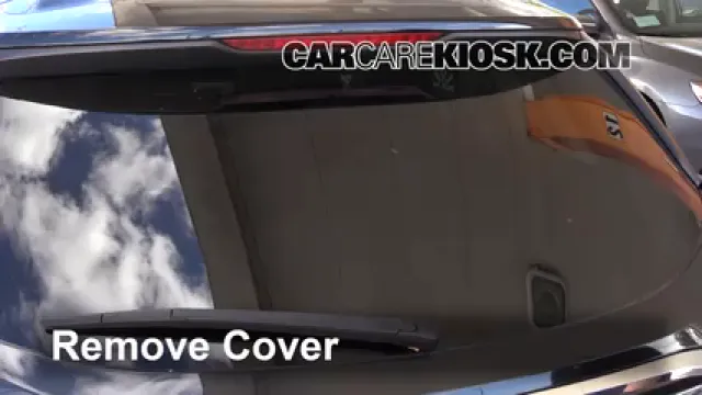 2016 Mazda CX-9 Sport 2.5L 4 Cyl. Turbo Escobillas de limpiaparabrisas trasero Cambiar escobillas de limpiaparabrisas